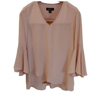 Karen Kane Blush Pink Blouse S EUC